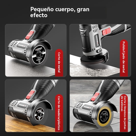 🔥【Oferta por tiempo limitado】🧰Mini amoladora angular de 12 V con disco de corte