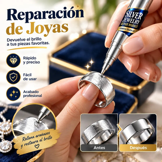🔥 Oferta por tiempo limitado: 50 % de descuento 🔥 Lápiz para reparar arañazos y retocar joyas de plata
