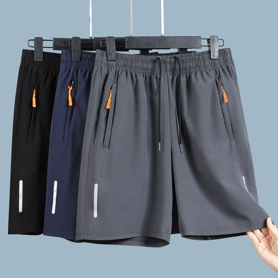 ššćJuego de 3 piezasććM-8XLćShorts elĆ”sticos de secado rĆ”pido para hombre