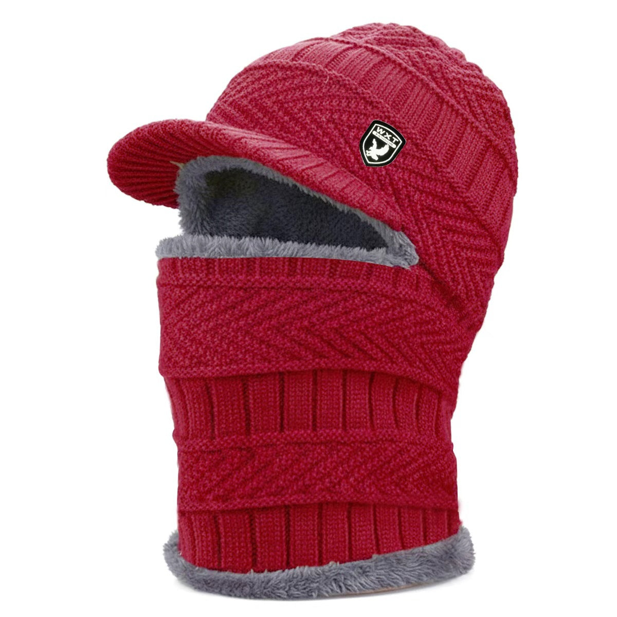 🔥Gorro de lana grueso de una sola pieza, resistente al viento, para exteriores