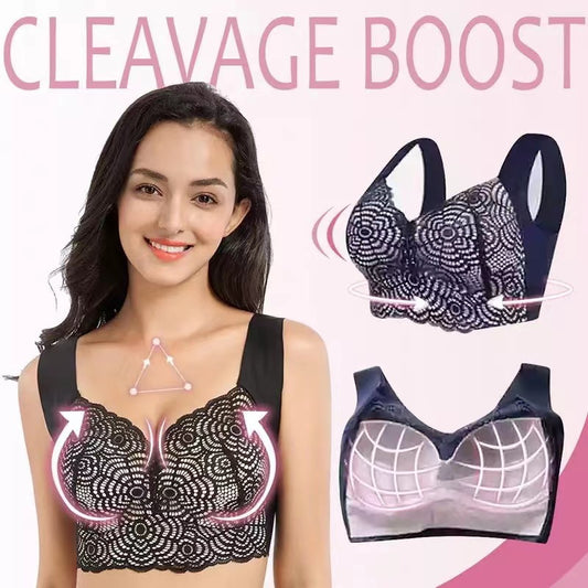 ✨【Paquete de 3】👙【40 kg-110 kg】Sujetador de encaje sexy súper grande 🔥49 % de descuento