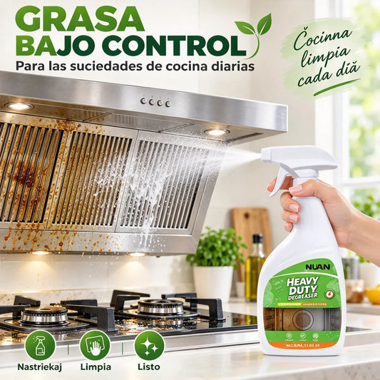 🔥¡Oferta por tiempo limitado a mitad de precio!🔥 El nuevo limpiador de manchas de grasa 2026: basta con una pulverización para descomponer las manchas automáticamente; no requiere fregar con fuerza.