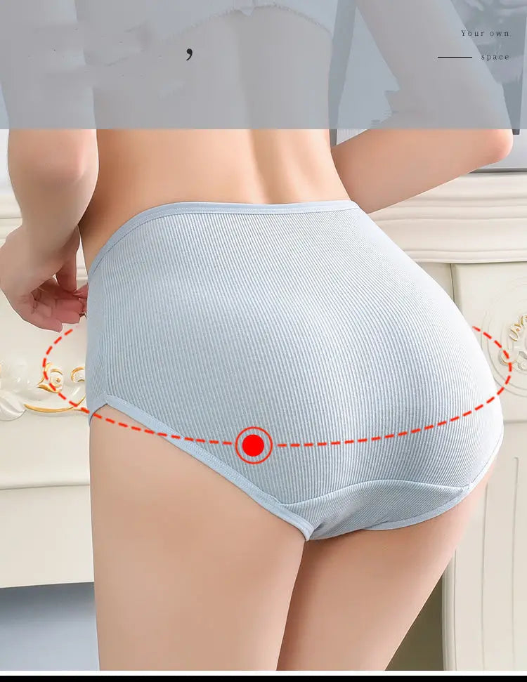 💖🔥【Σετ 7 τεμ】Τελευταία μέρα -50% · Γυναικεία βαμβακερά εσώρουχα με υψηλή μέση και αντιβακτηριακά