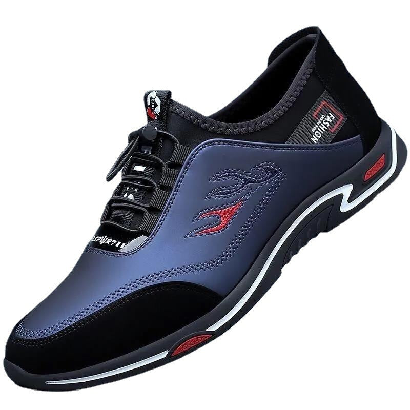 👞Zapatos de negocios informales y transpirables para hombre de cuero genuino ✅Desodorante ✅Suela de cuero suave ✅De moda y versátil