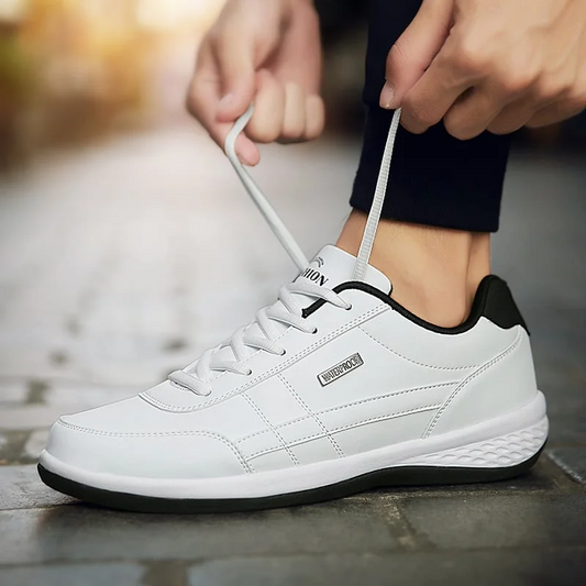 ✨40%OFF✨【38-48】2026 nuevas zapatillas de deporte de cuero cómodas para hombre