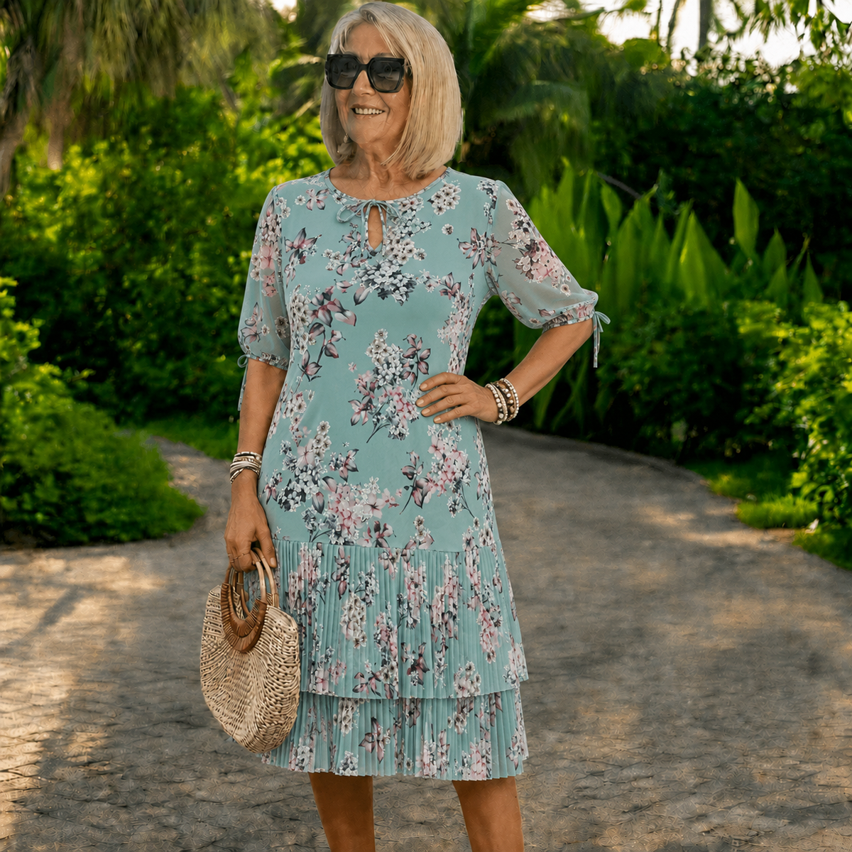 Pago contra entrega đâ¤ď¸ăS-5XLăVestido de chifĂłn elegante y con estilo