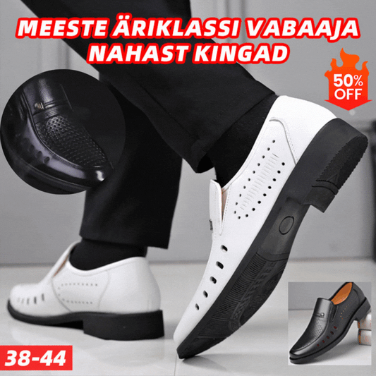 【38-44】Nuevos zapatos casuales de cuero para hombre 2026