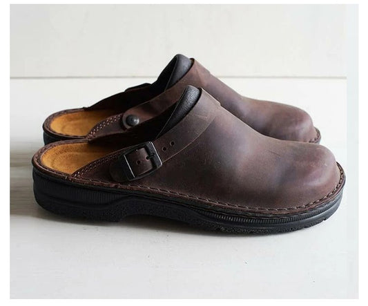 ✨【38-48】😎 Pánské ležérní pantofle s měkkou podrážkou Stylová a pohodlná letní obuv 👣