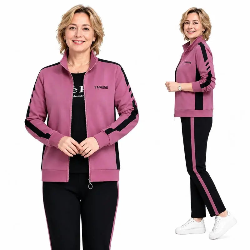 š„ć50% de descuentoćš„ćM-5XLććChaqueta + Pantalonesćš Nuevo conjunto deportivo casual de otoƱo, tallas grandes