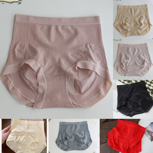 🔥【Juego de 7 piezas】Ropa interior para mujer con control de barriga y cintura alta sin costuras, 100 kg