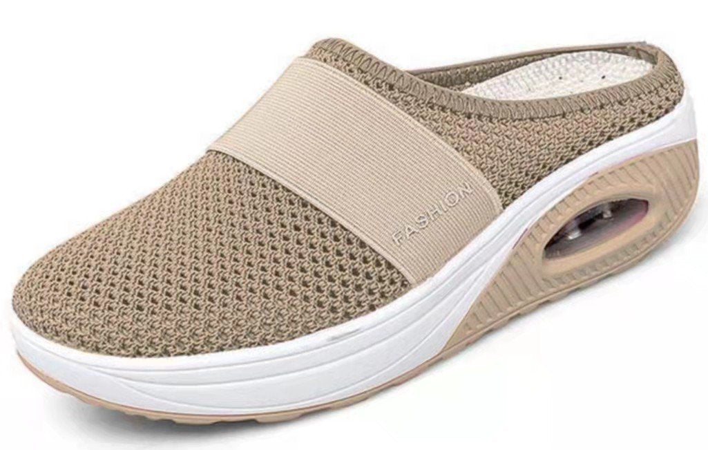 💥【35-43】2026 Zapatos de malla hueca con colchón de aire