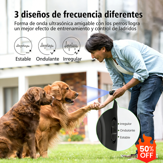 💥【Oferta especial】👪¡Este repelente ultrasónico para perros puede protegerlo a usted y a su familia!