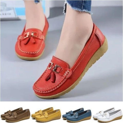 😍【35-44】 Zapatos de cuero para mujer de moda primavera-verano 2026 nuevos