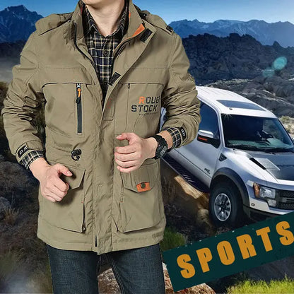 🔥【M-5XL】Chaqueta impermeable y cortavientos para hombre, otoño 2026