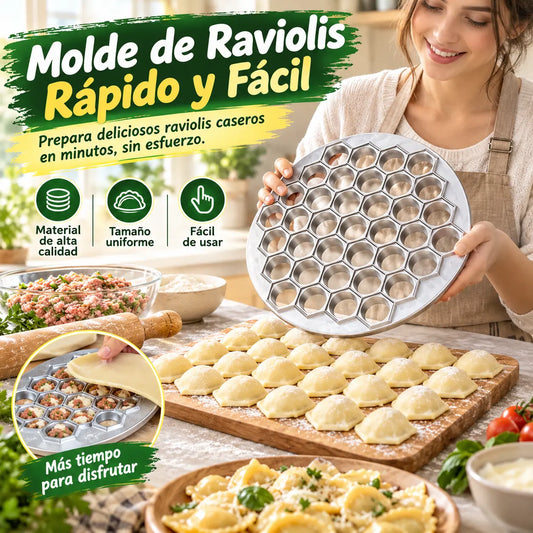 🥟✨ Molde para Dumplings 37 Cavidades | Prensa Antiadherente para Empanadillas y Gyoza | Fácil Desmolde 🥟