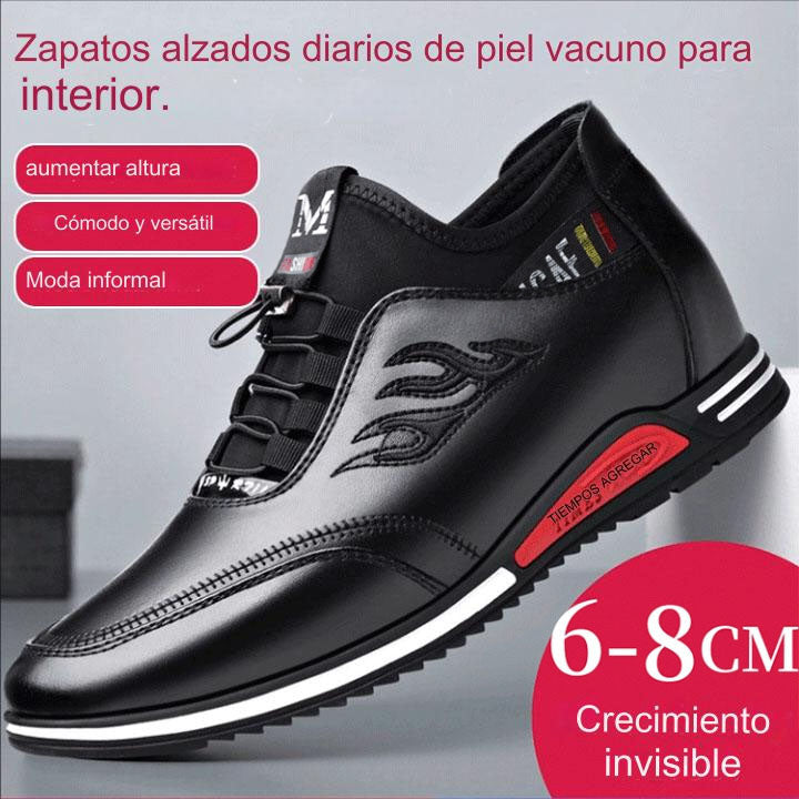 【39-44】2026 nuevos zapatos casuales de cuero para hombres de verano