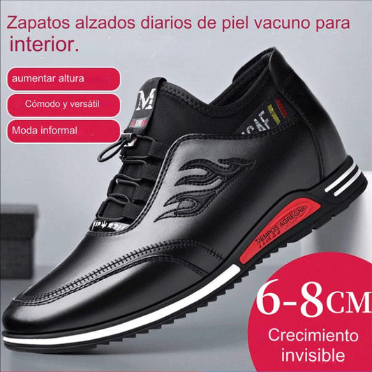 【39-44】2026 nuevos zapatos casuales de cuero para hombres de verano