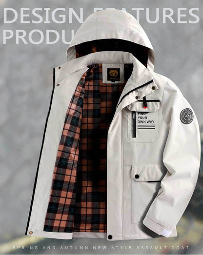 🔥🔥【Oferta de temporada -50% de descuento】Nueva chaqueta abrigada de otoño/invierno para hombre