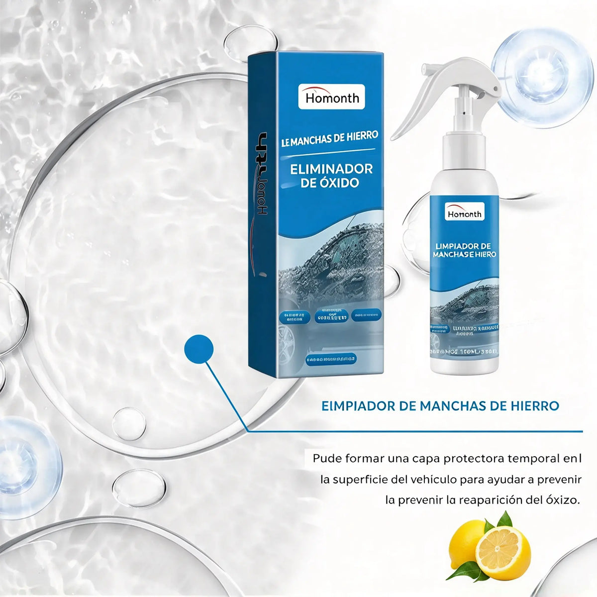 【2 unidades por 30 euros】🔥 Spray multiusos para eliminar el óxido: ¡elimina el óxido al instante y deja el metal como nuevo! 🛠️ Ideal para llantas, herramientas, cadenas y mucho más. 💪🚗