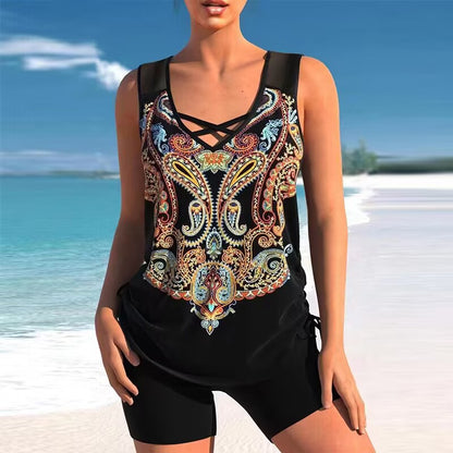 【S-5XL】🩱Μαγιό δύο τεμαχίων με έθνικ print🌊