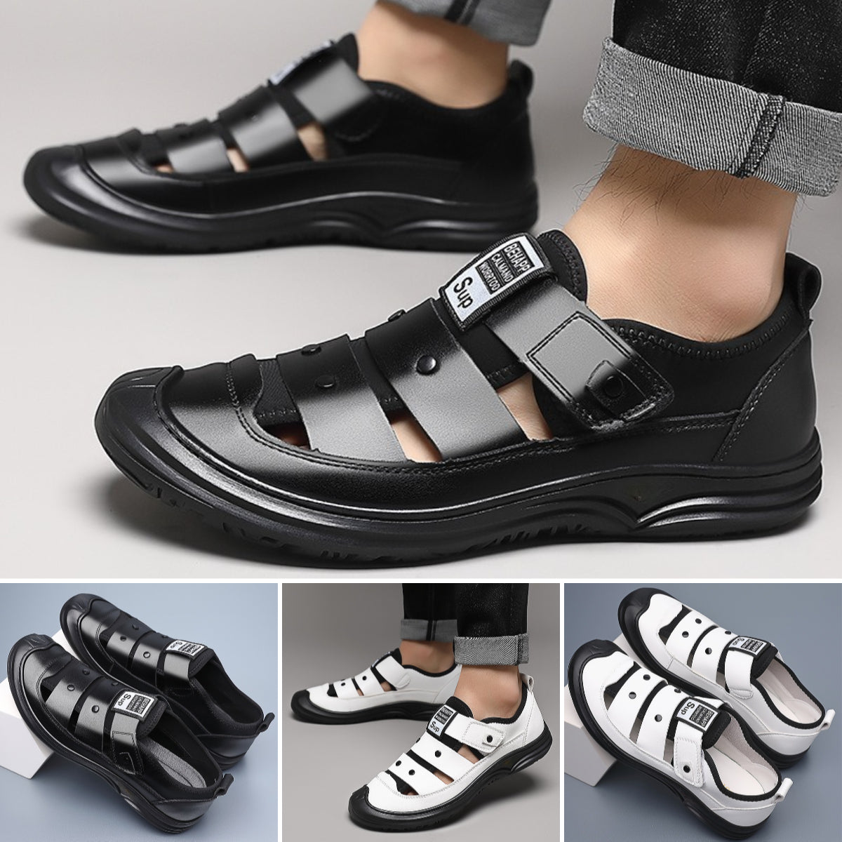 【39-44】Nuevas sandalias casuales transpirables de suela blanda para hombre, colección verano 2026