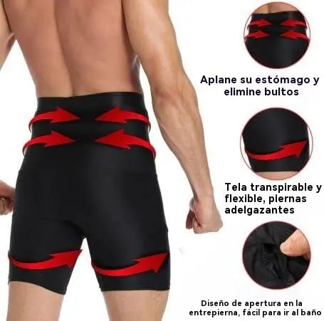 【30% OFF】🔥Pantalones moldeadores de cintura alta transpirables y de alta elasticidad para hombre