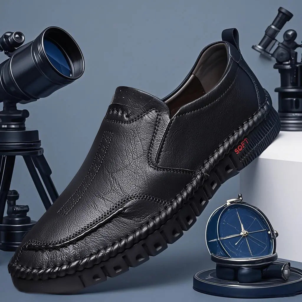 👍【Piel de vacuno auténtica de primera calidad】Zapatos casuales de moda para hombre