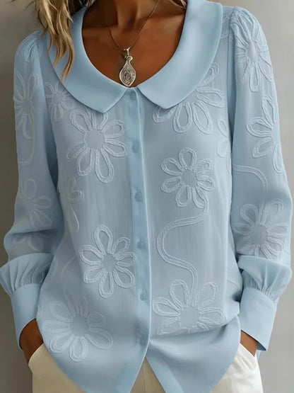 【S-2XL】👚Nová francouzská retro vyšívaná košile
