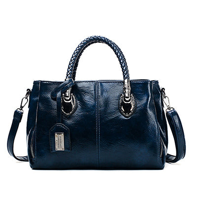 👜【50 % de descuento】Bolso de piel estilo Boston, de cuero suave, apto para llevar al hombro