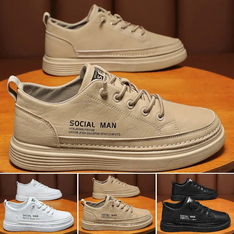 【39-44】  2026 Nuevos zapatos de cuero de cuero de vaca suave Zapatos casuales