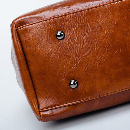 👜✨【50% popusta🔥】Retro Boston kožna ženska torba, mekana kožna torba, može se nositi na jednom ramenu