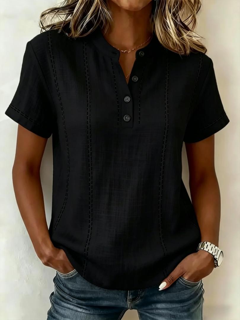 ⏳ ¡Oferta por tiempo limitado! ⏰【S-3XL】Nueva camisa casual de manga corta para mujer, de algodón y lino