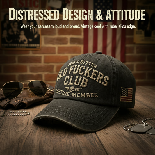 🔥【50% de descuento】🔥 Gorra de béisbol vintage de algodón