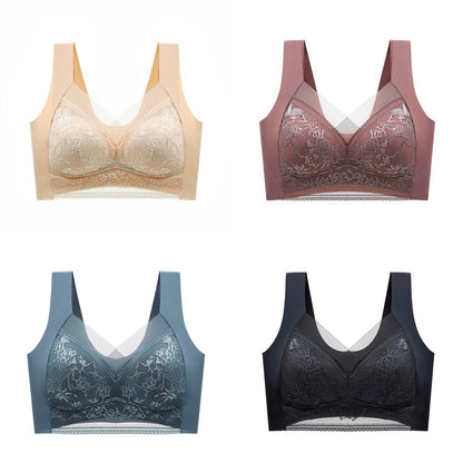 【Compra 2 y llévate 2 gratis】🔥4 por 31 €【40-110 KG】Sujetador de encaje sin costuras y cómodo para mujer