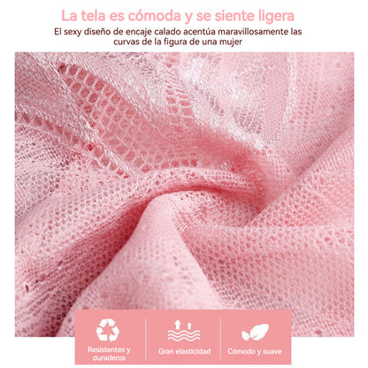 🔥💘🔥【Compra 3 y llévate 2 gratis】💋【40-105 kg】Ropa interior de mujer sexy y transparente hasta media cintura
