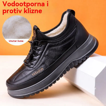 ⛄🔥【39-45】Muške vodootporne ležerne zimske tenisice od prave kože, s mekanom podstavom od pliša – novi model