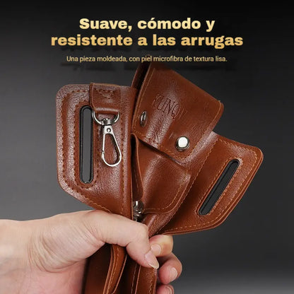 🔥【50% de descuento por tiempo limitado】Riñonera de cuero multifuncional para hombre