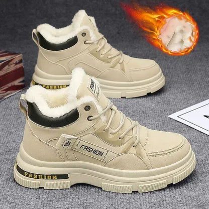 👞【Descuento 50 % por tiempo limitado】【】Nuevas botas Martin de invierno para hombre con forro grueso de felpa