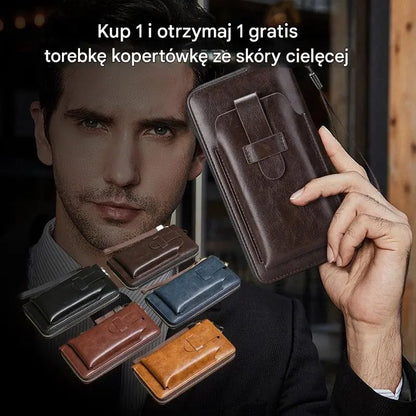 💼【Kup jedno drugie otrzymasz gratis】Wielofunkcyjny portfel męski, ręcznie robiony ze skóry naturalnej, w nowym stylu