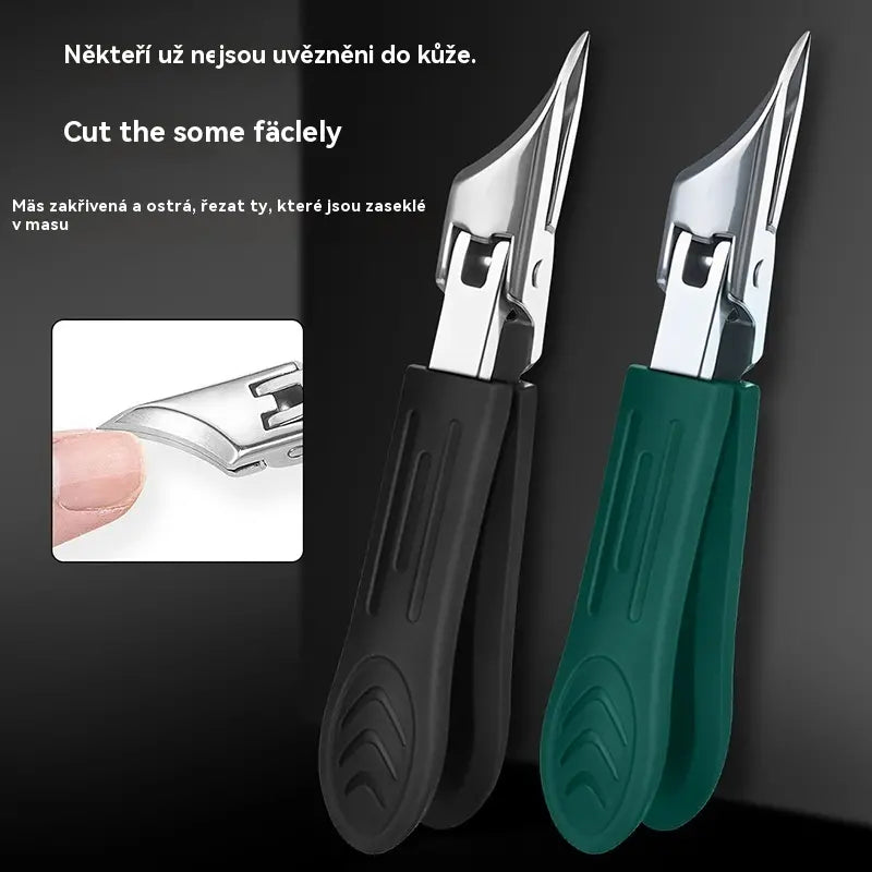 🔥【50%OFF】🔥  Nůžky na nehty s protiskluzovou úpravou a 25° zkoseným okrajem (sada 3 kusů)