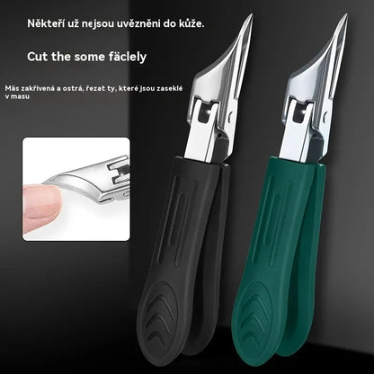 🔥【50%OFF】🔥  Nůžky na nehty s protiskluzovou úpravou a 25° zkoseným okrajem (sada 3 kusů)