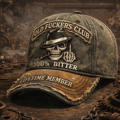 🏁💀Gorra de béisbol casual retro con impresión digital en 3D
