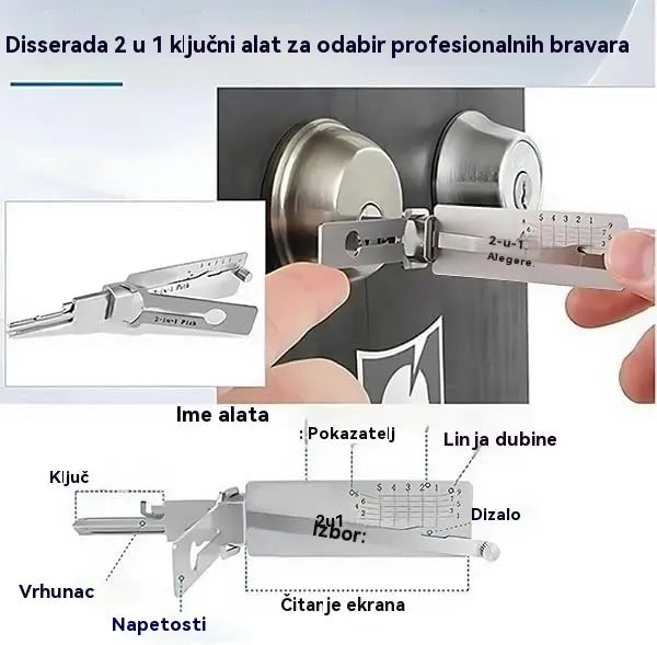 🔐Posebna rasprodaja ovog tjedna🔑 - 49% popusta🔥Dekoder ključeva od nehrđajućeg čelika