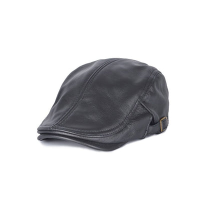 🐏【56-60CM】 Gorro de piel de oveja de tamaño ajustable para hombre.