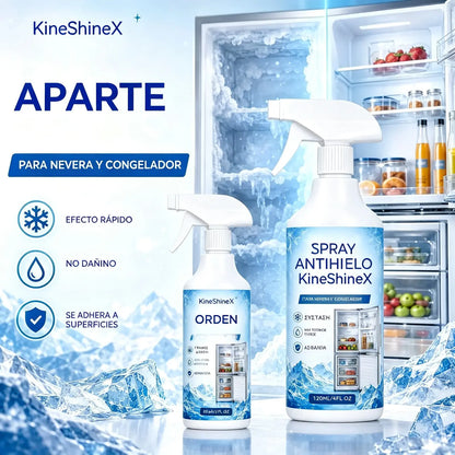 🔥【2 botellas por 28 euros】❄️ Nuevo spray descongelante 2026 🧡 Elimina rápidamente el hielo del congelador