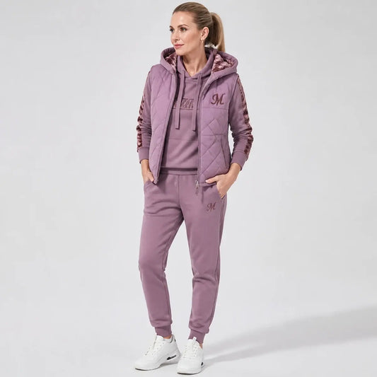 🔥🔥Elegante conjunto cálido de 3 piezas para otoño e invierno【Top + Chaleco + Pantalones】