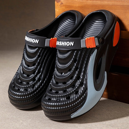 👟 50% de descuento 🌬️ Sandalias universales para hombre con suela gruesa de EVA: antideslizantes, superligeras y transpirables, ideales para la playa, el deporte y el uso diario 🏃‍♂️