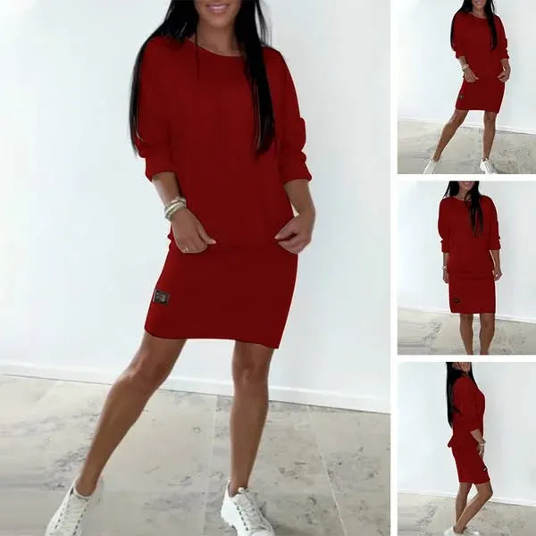 🎁【S-3XL】2026 nuevo vestido ajustado de algodón para mujer