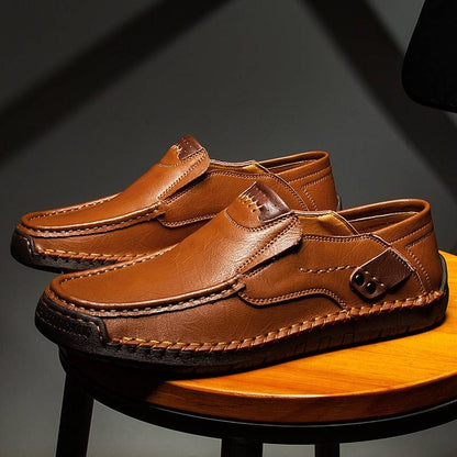 👞Έκπτωση 50%🔥【38-48】Χειροποίητα δερμάτινα μοκασίνια ✅️Πληρωμή κατά την παράδοση