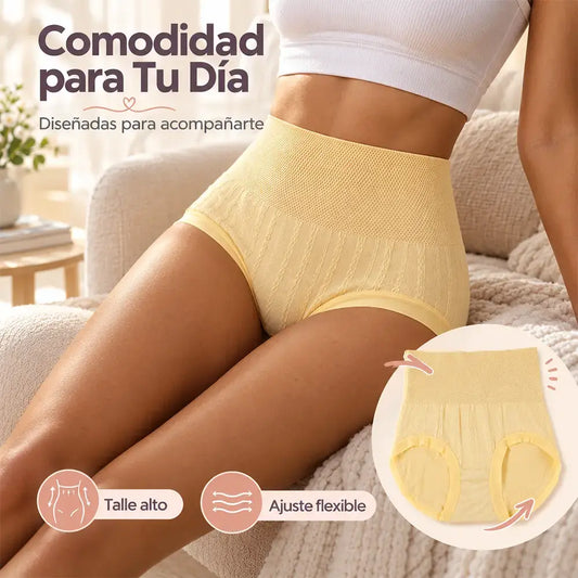 🔥【Compra 4, recibe 4 gratis】🔥 Último día – 50% de descuento – Bragas antibacterianas de talle alto que moldean el abdomen